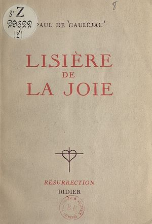 Téléchargez le livre :  Lisière de la joie