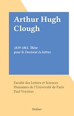 Télécharger le livre :  Arthur Hugh Clough