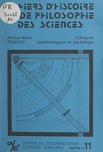 Télécharger le livre :  L'obstacle épistémologique en physiologie