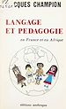Télécharger le livre :  Langage et pédagogie