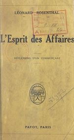 Download this eBook L'esprit des affaires
