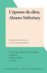 Télécharger le livre :  L'épouse du dieu, Ahmes Néfertary