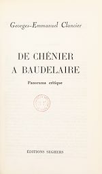 Télécharger le livre :  De Chénier à Baudelaire, panorama critique