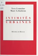 Télécharger le livre :  Intimités urbaines