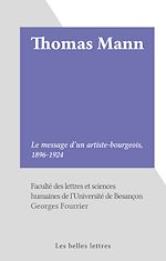 Télécharger le livre :  Thomas Mann