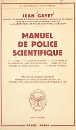 Download this eBook Manuel de police scientifique