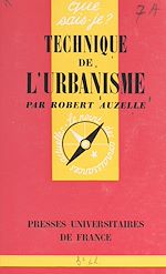 Télécharger le livre :  Technique de l'urbanisme