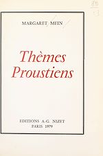 Télécharger le livre :  Thèmes proustiens