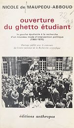 Télécharger le livre :  Ouverture du ghetto étudiant