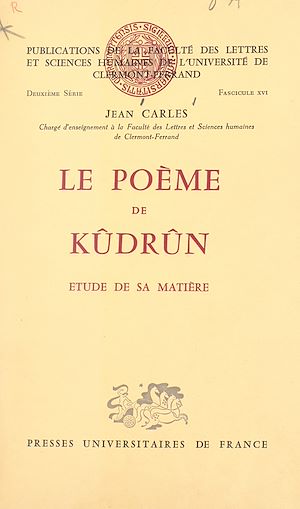 Téléchargez le livre :  Le poème de Kûdrûn