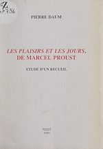 Télécharger le livre :  Le plaisirs et les jours, de Marcel Proust