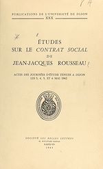 Télécharger le livre :  Études sur le Contrat Social de Jean-Jacques Rousseau