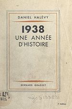 Télécharger le livre :  1938, une année d'histoire