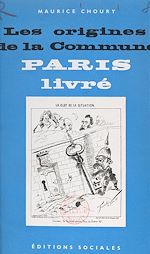Télécharger le livre :  Les origines de la Commune