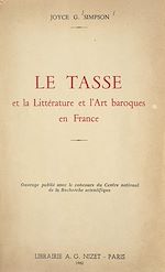 Télécharger le livre :  Le Tasse et la littérature et l'art baroques en France