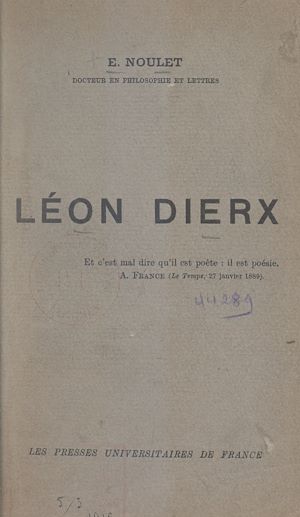 Téléchargez le livre :  Léon Dierx