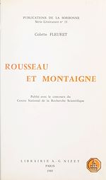 Télécharger le livre :  Rousseau et Montaigne