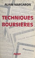 Download this eBook Techniques boursières