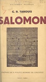 Download this eBook Salomon, roi d'Israël