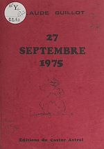 Télécharger le livre :  27 septembre 1975