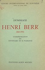 Télécharger le livre :  Hommage à Henri Berr
