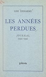 Télécharger le livre :  Les années perdues