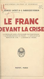 Download this eBook Le franc devant la crise