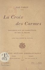 Télécharger le livre :  La Croix des Carmes