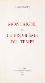 Télécharger le livre :  Montaigne et le problème du temps