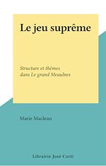 Télécharger le livre :  Le jeu suprême