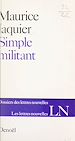 Télécharger le livre :  Simple militant