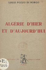 Télécharger le livre :  Algérie d'hier et d'aujourd'hui