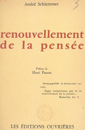 Téléchargez le livre :  Renouvellement de la pensée