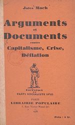 Télécharger le livre :  Arguments et documents contre capitalisme, crise, déflation