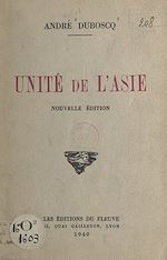 Download this eBook Unité de l'Asie