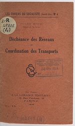 Télécharger le livre :  Déchéance des réseaux et coordination des transports