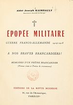 Télécharger le livre :  Nos brancardiers au cours de la guerre franco-allemande 1914-1918