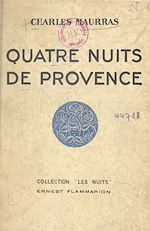 Download this eBook Quatre nuits de Provence