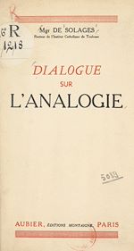 Télécharger le livre :  Dialogue sur l'analogie
