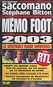 Télécharger le livre :  Mémo foot 2003