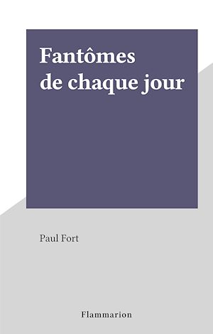 Download the eBook: Fantômes de chaque jour