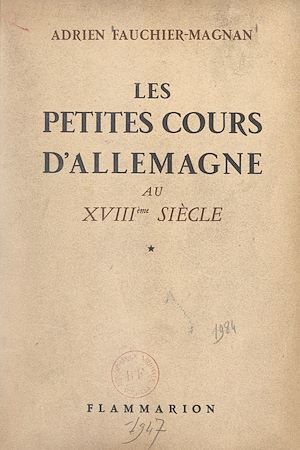 Download the eBook: Les petites cours d'Allemagne au XVIIIe siècle