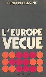 Télécharger le livre :  L'Europe vécue