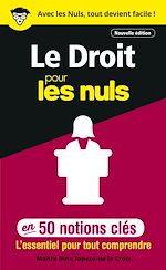Télécharger le livre :  Le Droit pour les Nuls en 50 notions clés, 2ème édition
