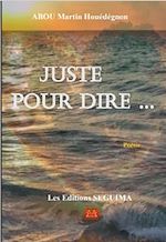 Télécharger le livre :  Juste pour dire