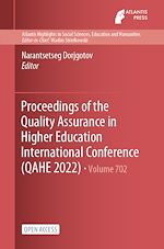 Download this eBook Proceedings of the Quality Assurance in Higher Education International Conference (QAHE 2022)