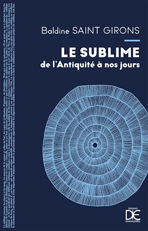 Téléchargez le livre :  Le Sublime de l'antiquité à nos jours