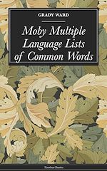 Download this eBook Moby Multiple Language Lists of Common Words