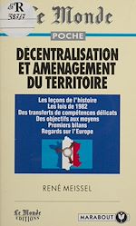 Télécharger le livre :  Décentralisation et aménagement du territoire