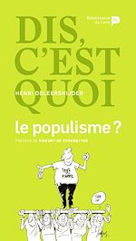 Télécharger le livre :  Dis, c'est quoi le populisme ?
